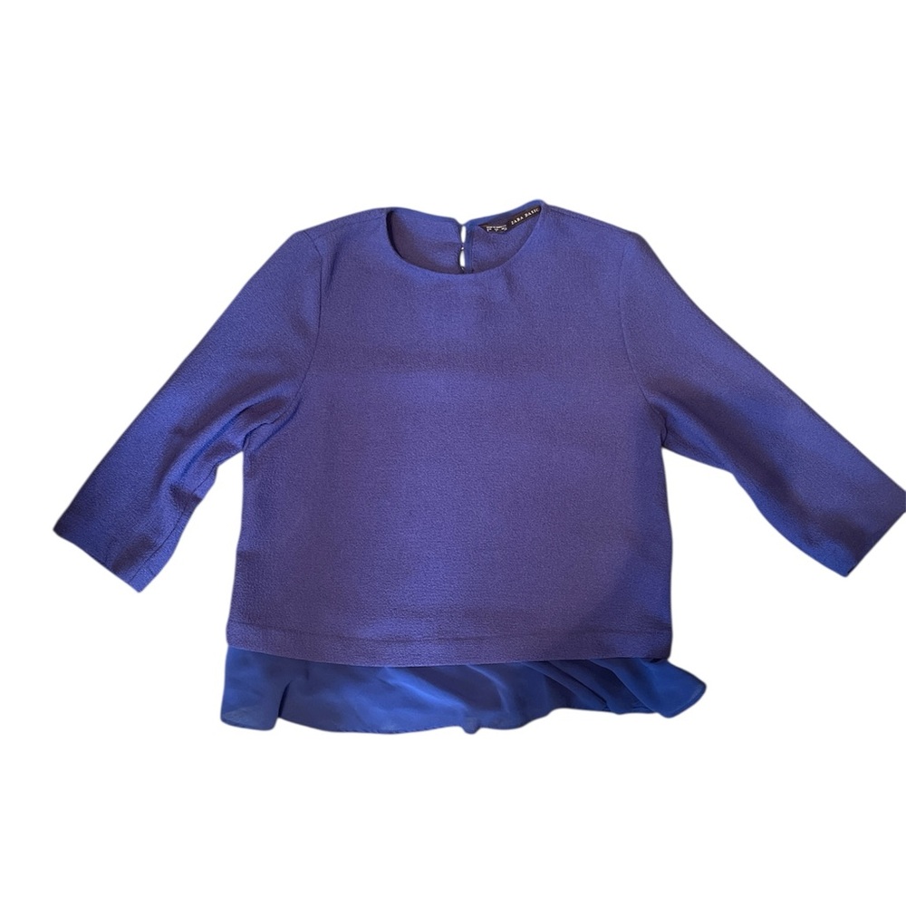 Zara Layered 3/4 sleeve top - Picture 2 of 4